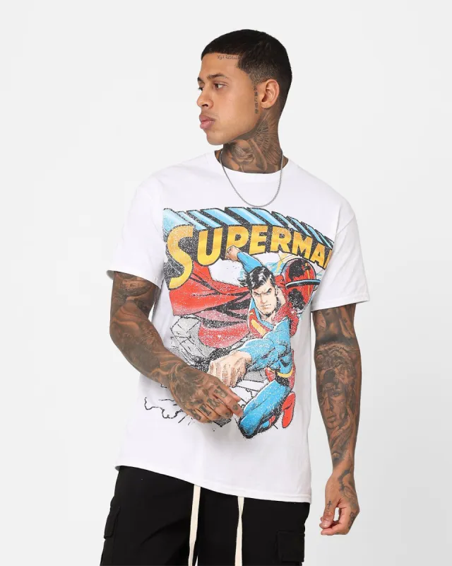 Goat Crew X DC Superman Man Of Steel T-Shirt White sold by Culture Kings