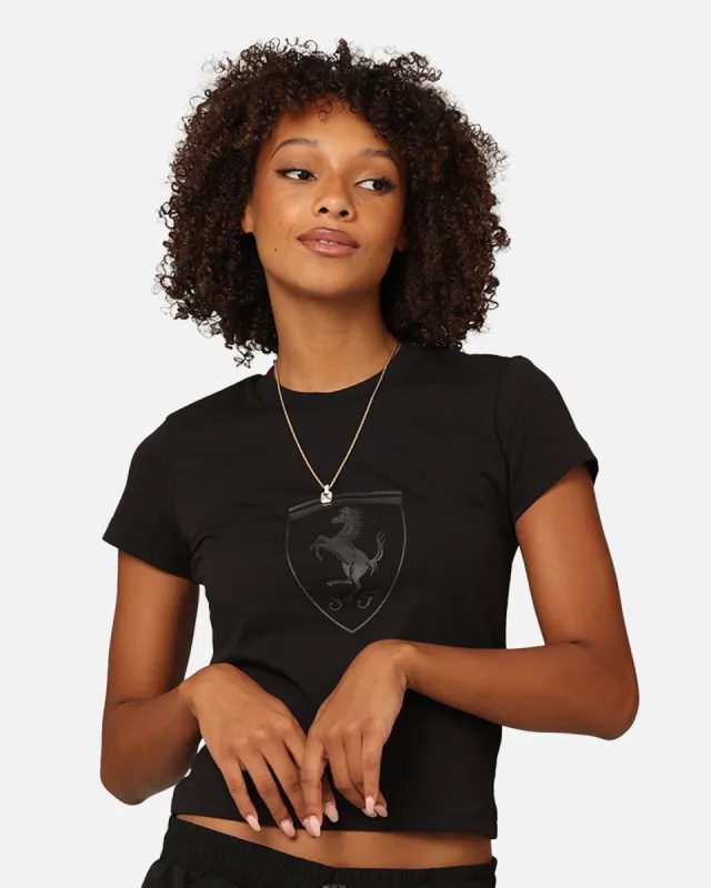 Puma X Scuderia Ferrari Women's Ferrari Style Baby Doll T-Shirt Black sold by Culture Kings