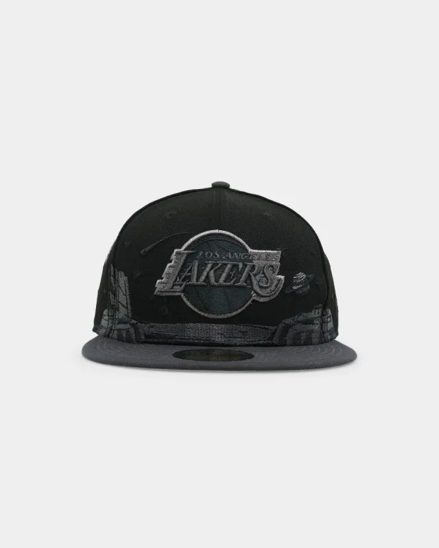 New Era Los Angeles Lakers Planetary 59FIFTY Fitted Black sold by Culture Kings