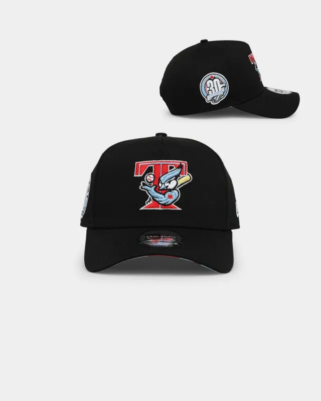 New Era Toronto Blue Jays 'Camo Undervisor' 9FORTY K-Frame Snapback Black sold by Culture Kings