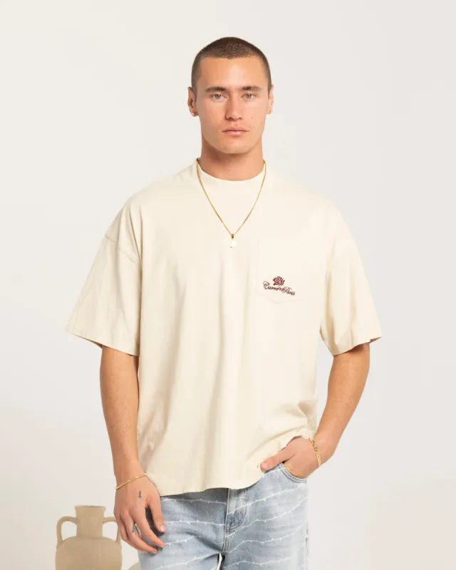 Carre Class Oversized Pocket T-Shirt Light Stone sold by Culture Kings