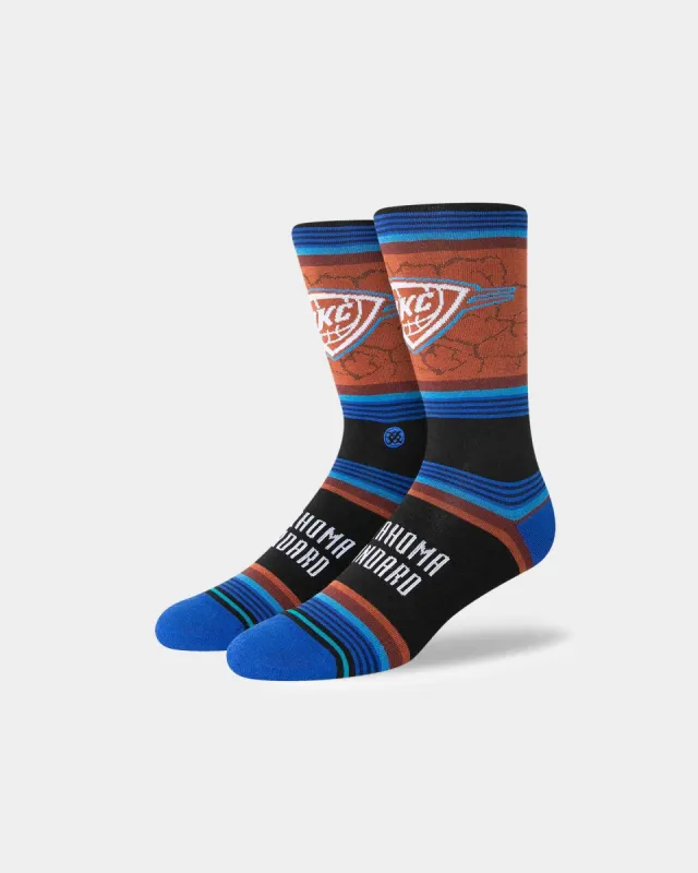 Stance X NBA Oklahoma City Thunder CE 2023 Socks Black sold by Culture Kings