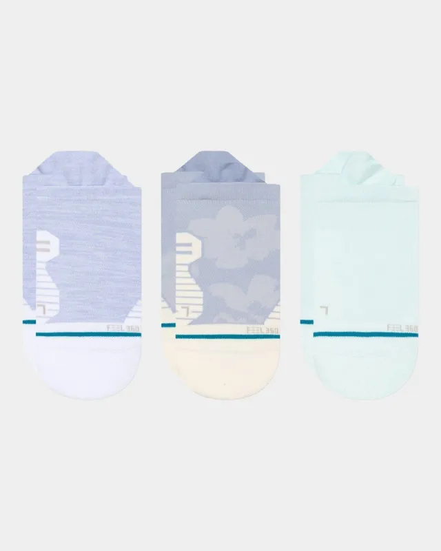 Stance Women's Fields Socks 3 Pack Multi-Coloured sold by Culture Kings