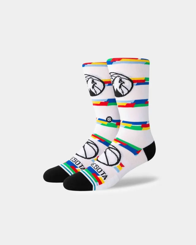 Stance X NBA Minnesota Timberwolves CE 2023 Socks White sold by Culture Kings