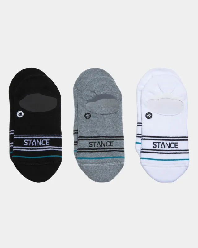 Stance Basic No Show Socks 3 Pack Multi-Coloured sold by Culture Kings