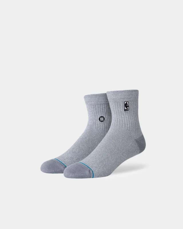 Stance Logoman ST Quarter Socks Heather Grey sold by Culture Kings