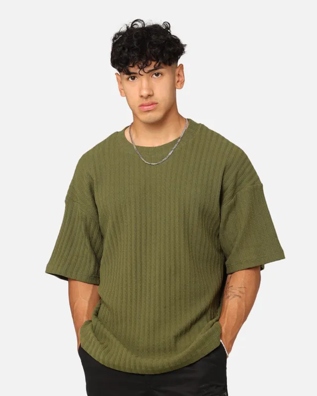 XXIII Karl Knit T-Shirt Military Green sold by Culture Kings