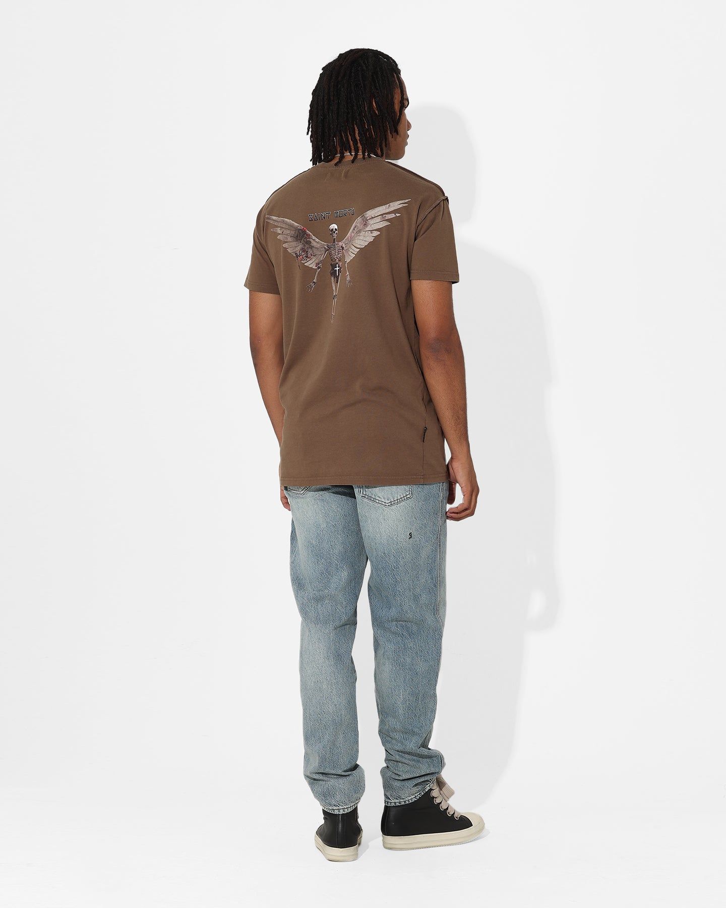 Saint Morta Momento Mori Lafayette T-Shirt Vintage Brown sold by Culture Kings product image thumbnail 3