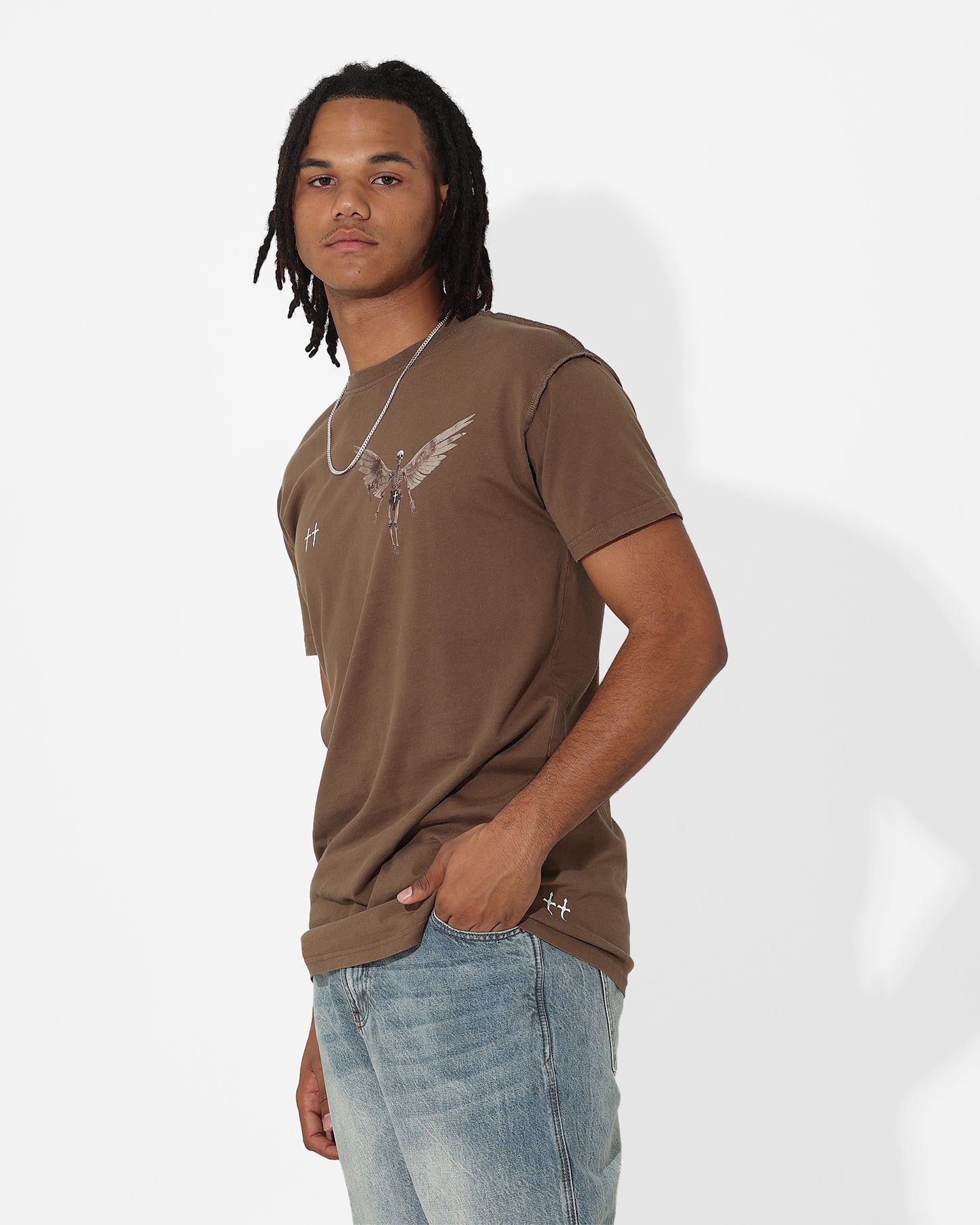 Saint Morta Momento Mori Lafayette T-Shirt Vintage Brown sold by Culture Kings product image thumbnail 7