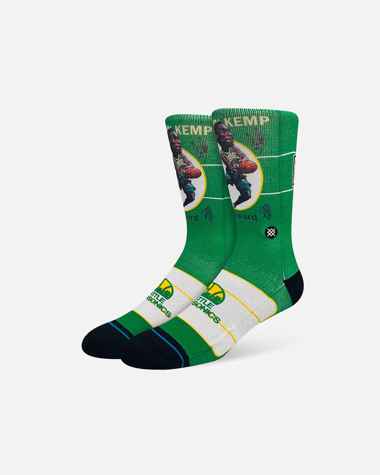 Stance X NBA Seattle Supersonics Shawn Kemp Retro Bighead Crewcut Socks Multi sold by Culture Kings product image thumbnail 2