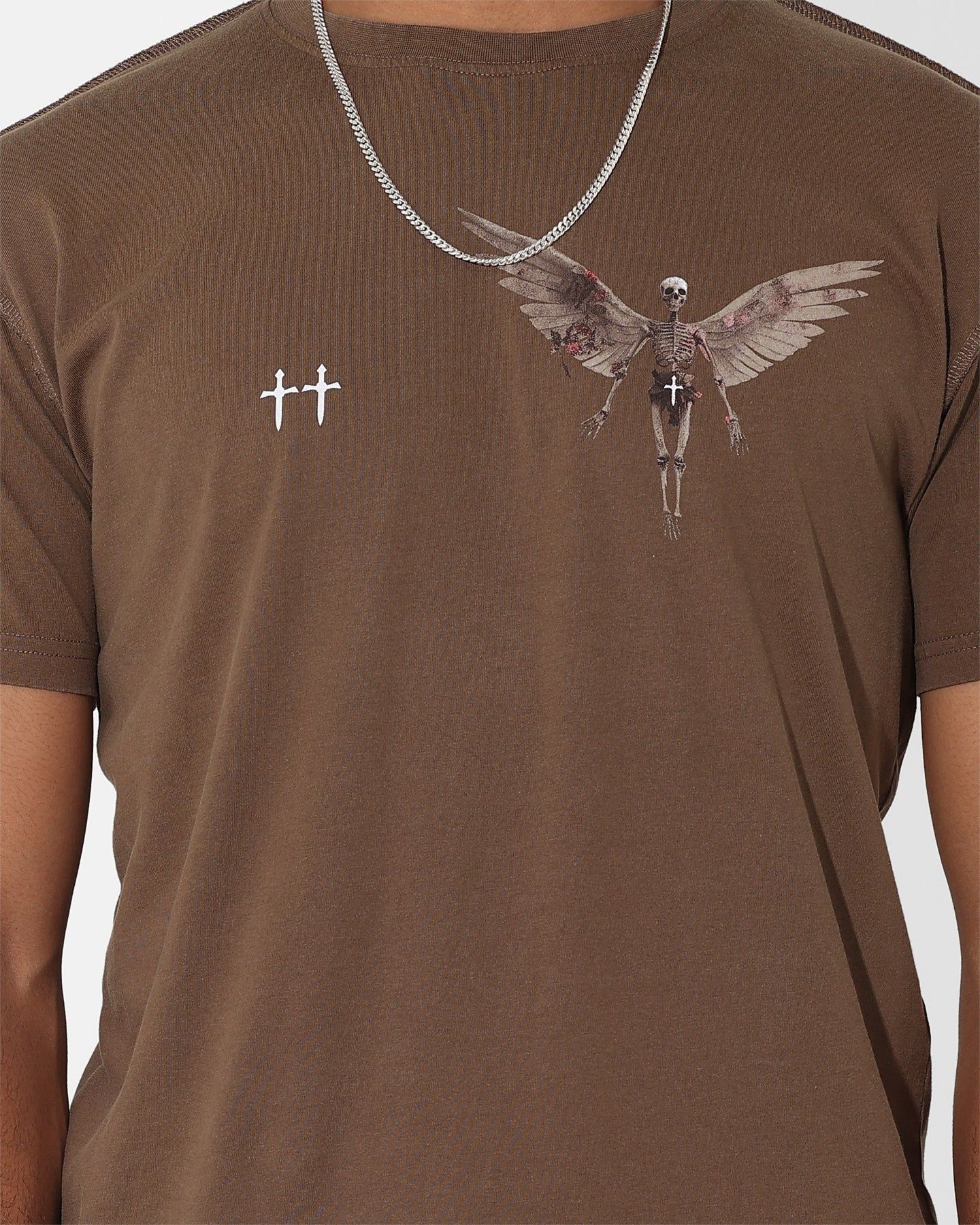 Saint Morta Momento Mori Lafayette T-Shirt Vintage Brown sold by Culture Kings product image thumbnail 4