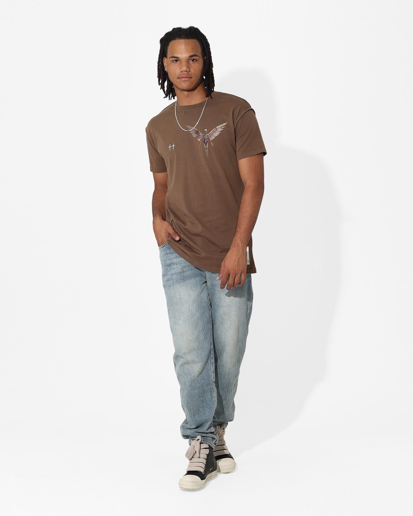 Saint Morta Momento Mori Lafayette T-Shirt Vintage Brown sold by Culture Kings product image thumbnail 8