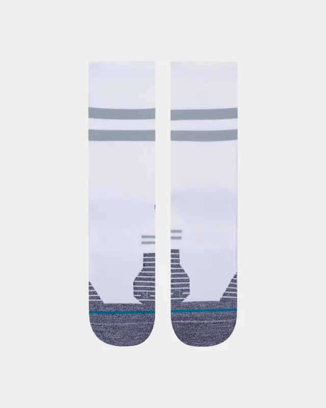 Stance Run Light Crew Socks White sold by Culture Kings