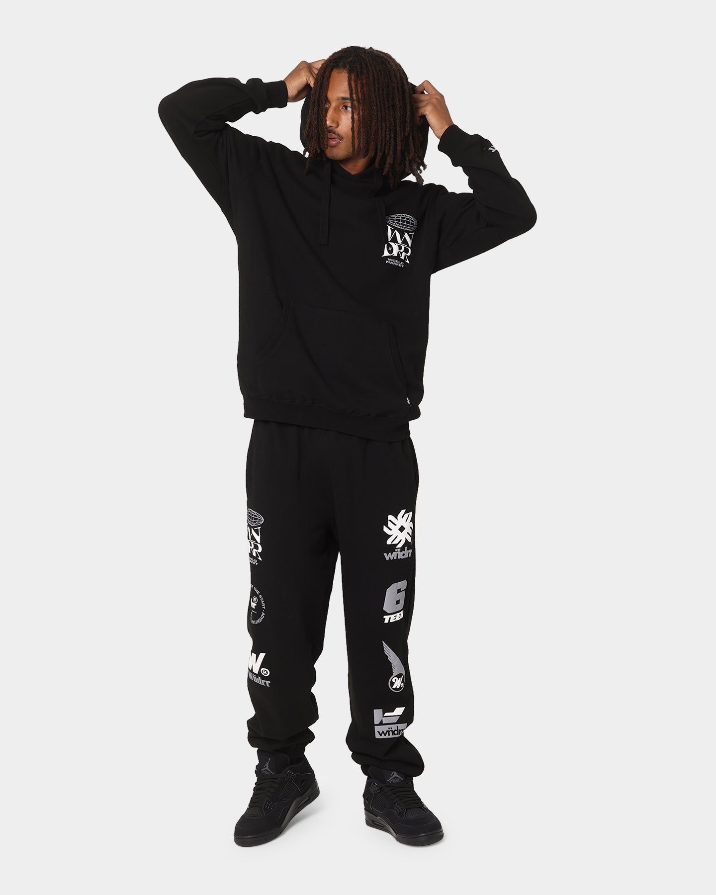 WNDRR Market Hoodie Black sold by Culture Kings product image thumbnail 2