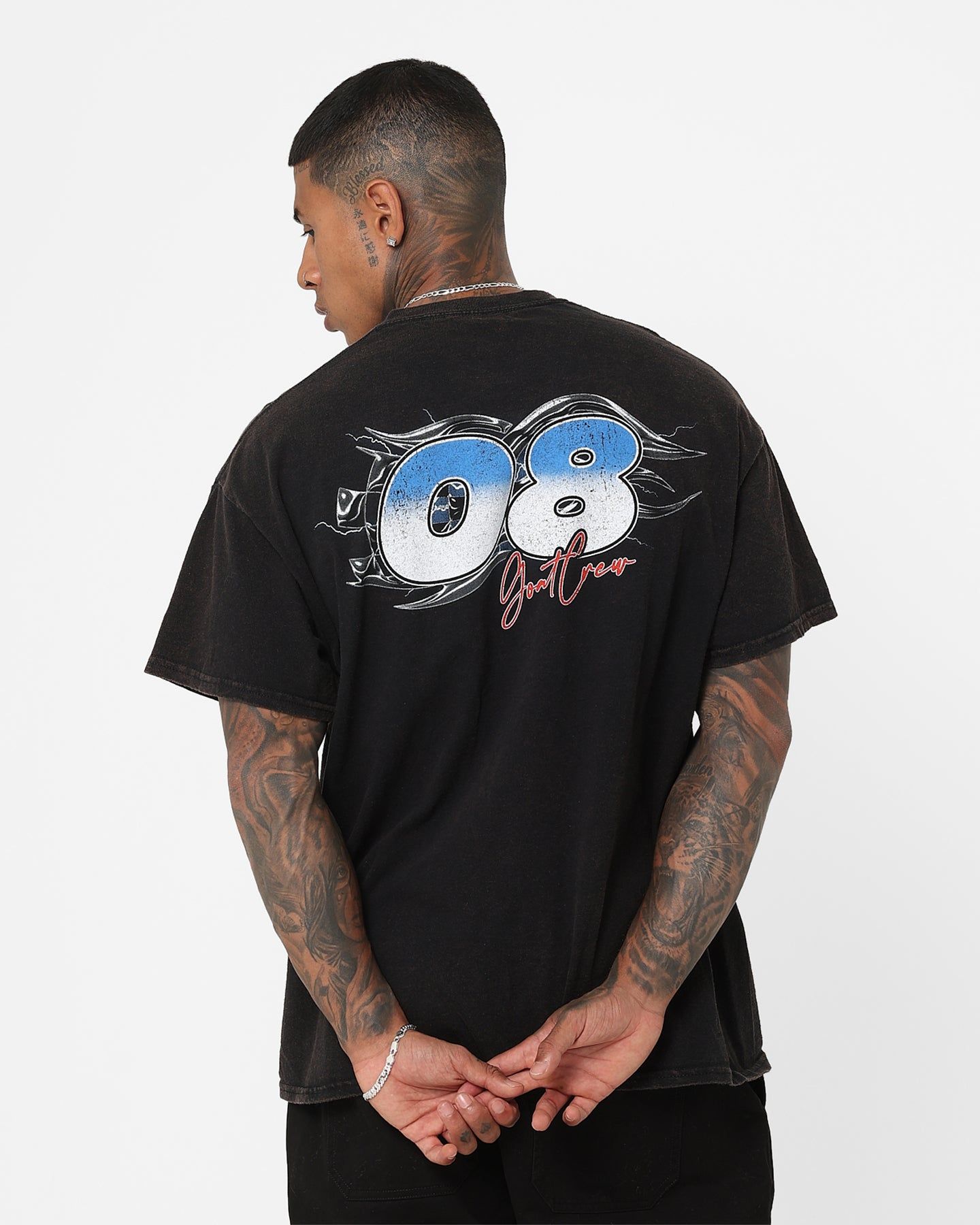 Goat Crew Rolling Thunder Vintage T-Shirt Washed Black sold by Culture Kings product image thumbnail 2