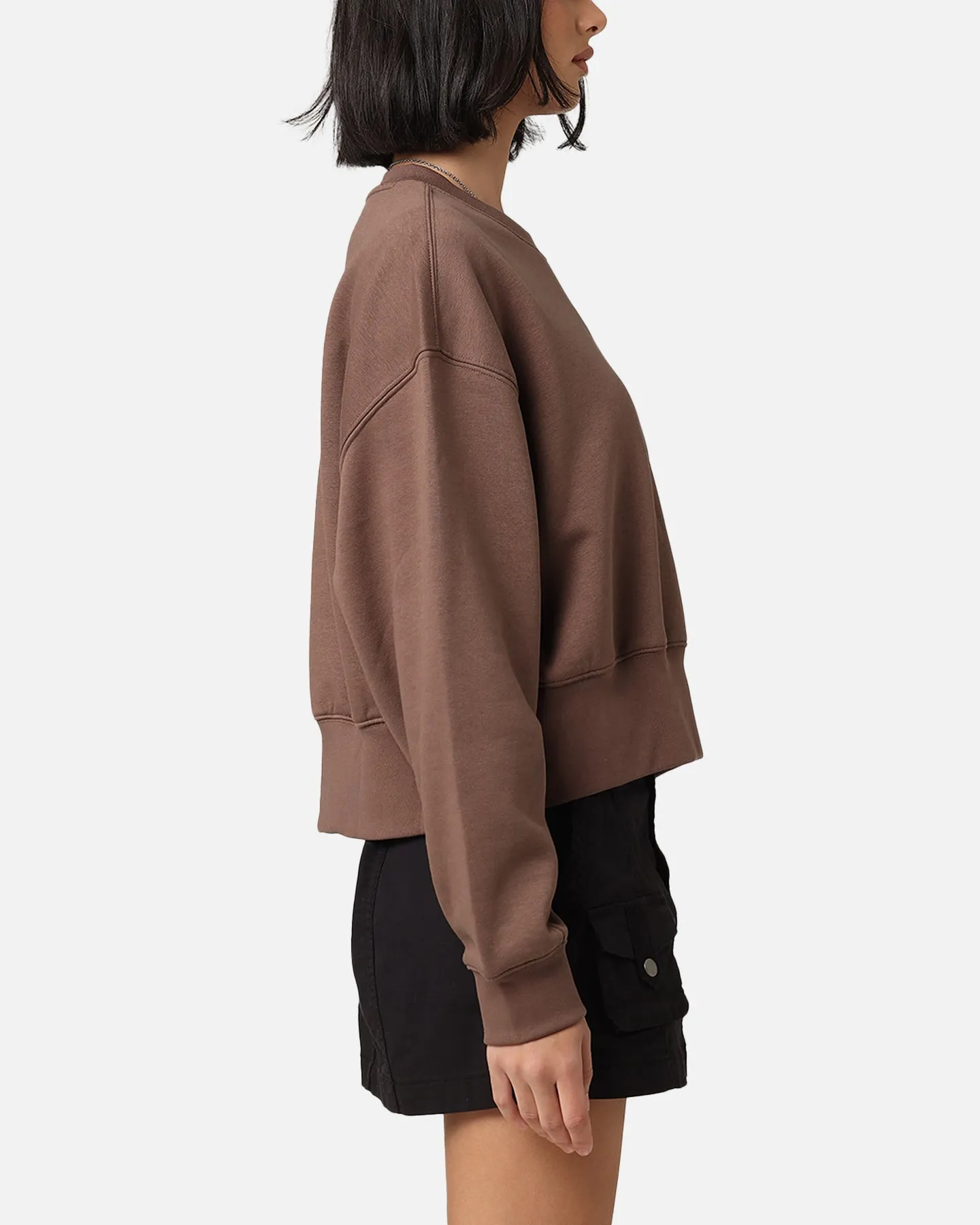 Adidas Women's Essentials Crewneck Sweatshirt Earth Strata sold by Culture Kings product image thumbnail 4