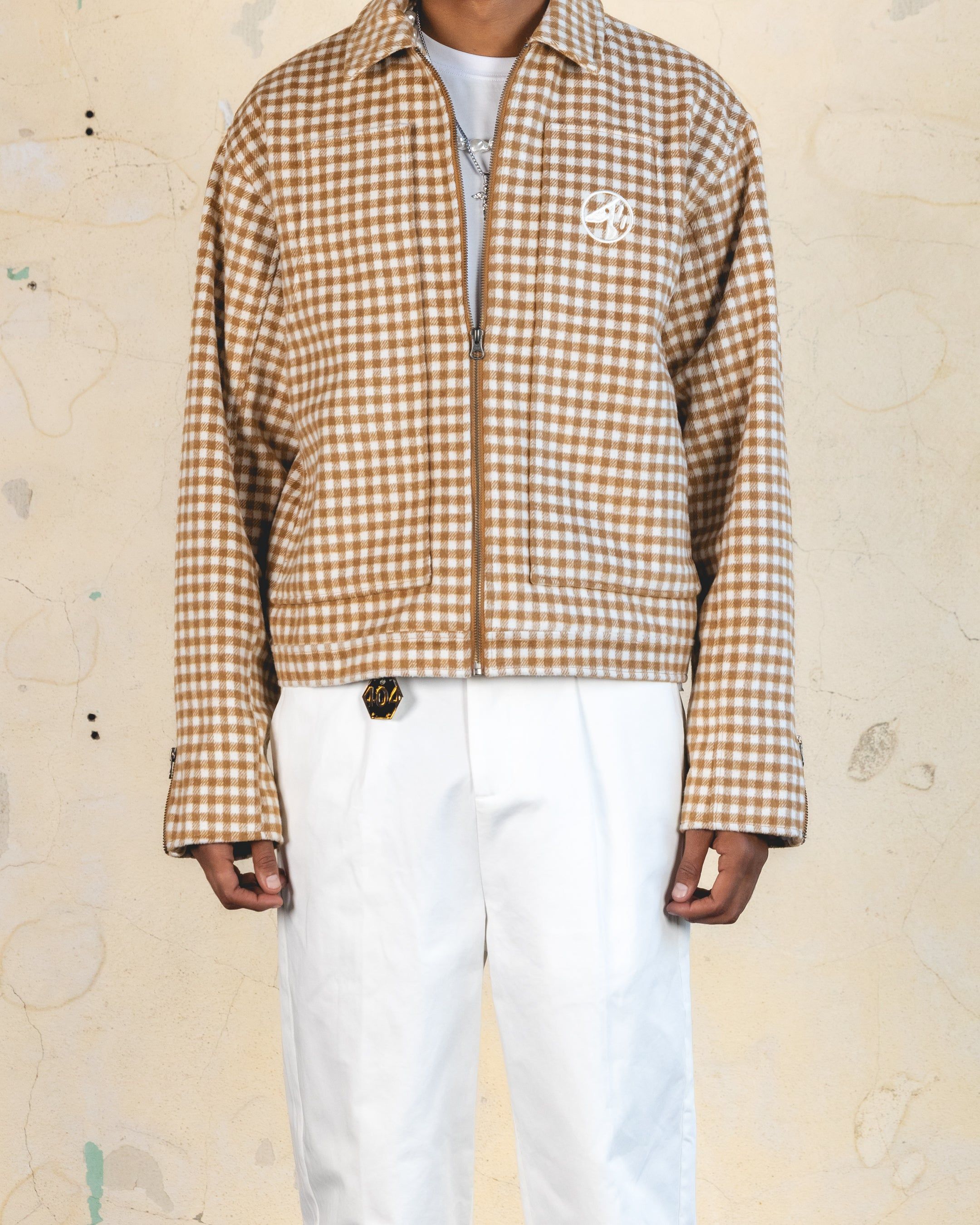 404 Studio Cropped Jacket Brown/Tan sold by Culture Kings product image thumbnail 3