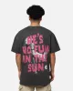 American Thrift X Goosebumps Abominable Snowman Heavyweight T-Shirt Black Wash sold by Culture Kings