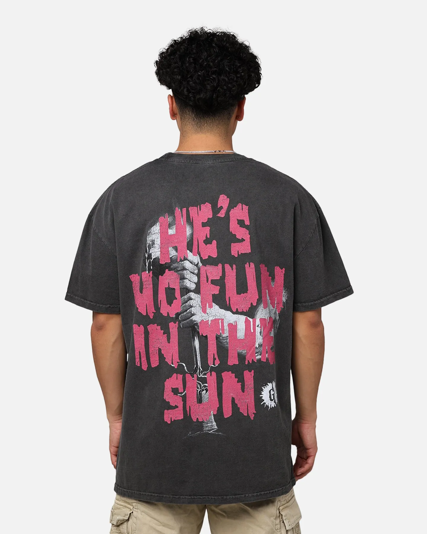 American Thrift X Goosebumps Abominable Snowman Heavyweight T-Shirt Black Wash sold by Culture Kings product image thumbnail 5