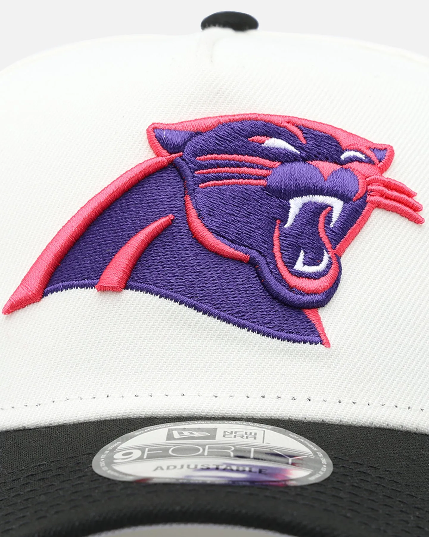 New Era Carolina Panthers 'Neon Nights' 9FORTY Snapback Chrome/Black sold by Culture Kings product image thumbnail 5