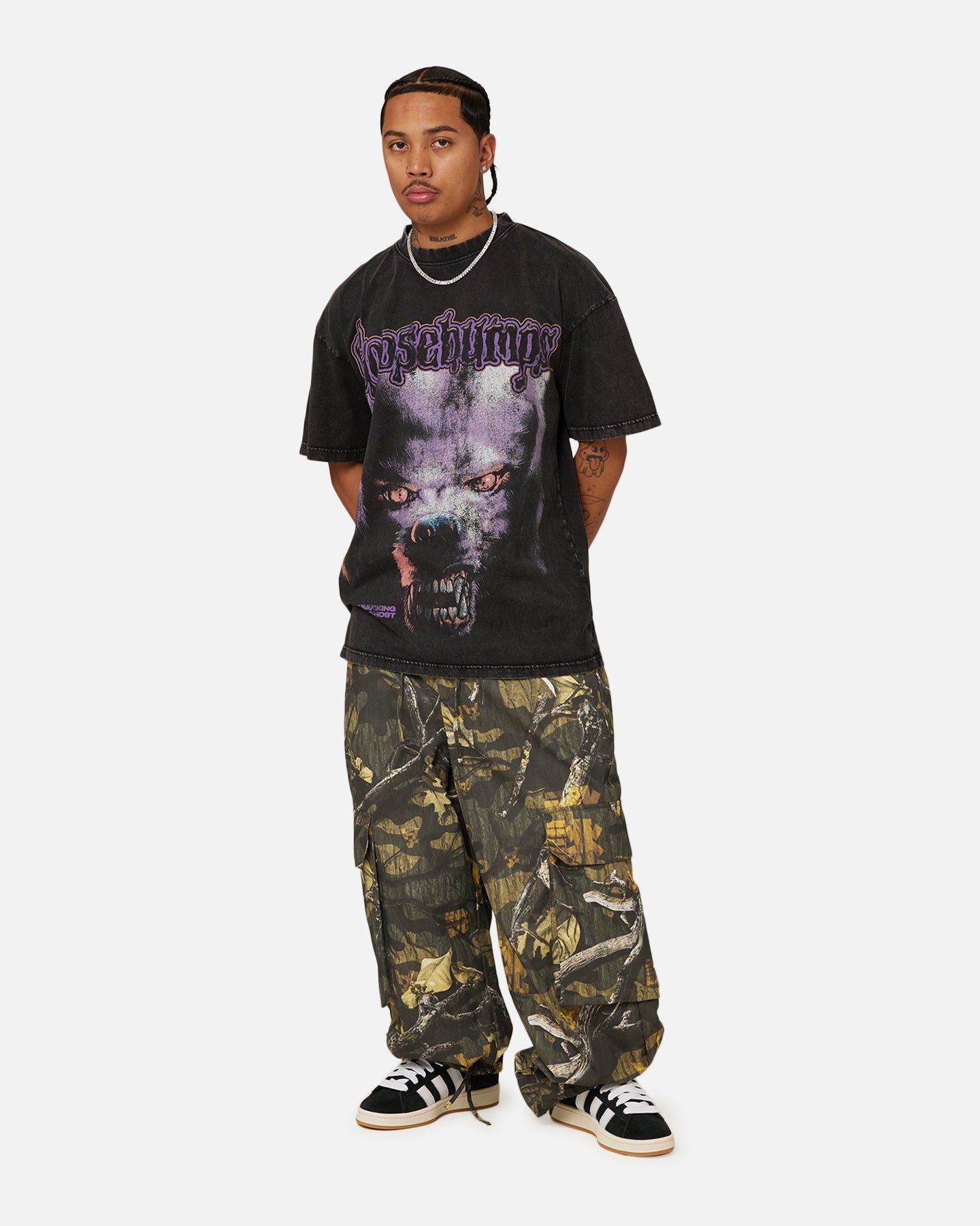 American Thrift X Goosebumps Barking Ghost Vintage T-Shirt Black sold by Culture Kings product image thumbnail 3
