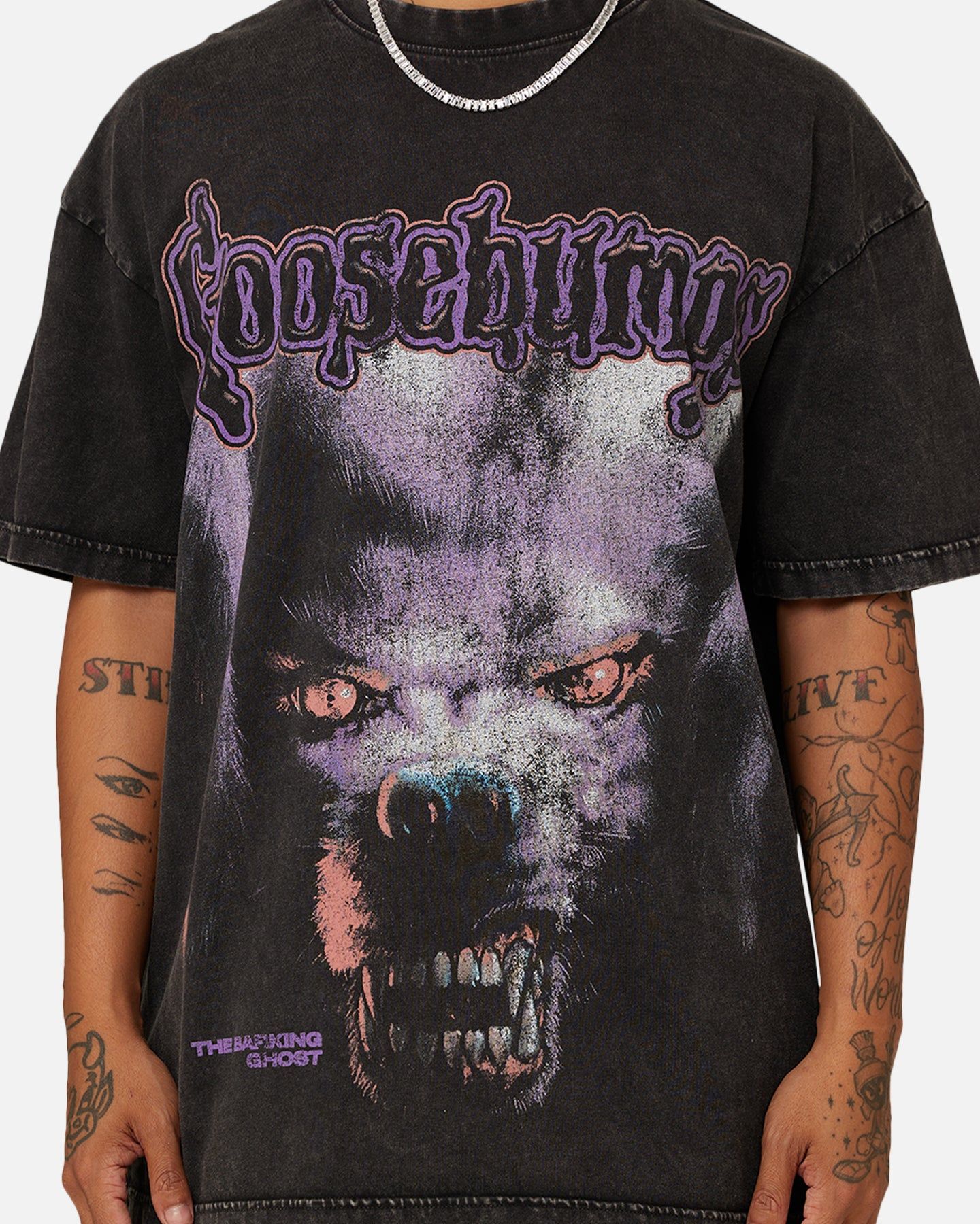 American Thrift X Goosebumps Barking Ghost Vintage T-Shirt Black sold by Culture Kings product image thumbnail 4