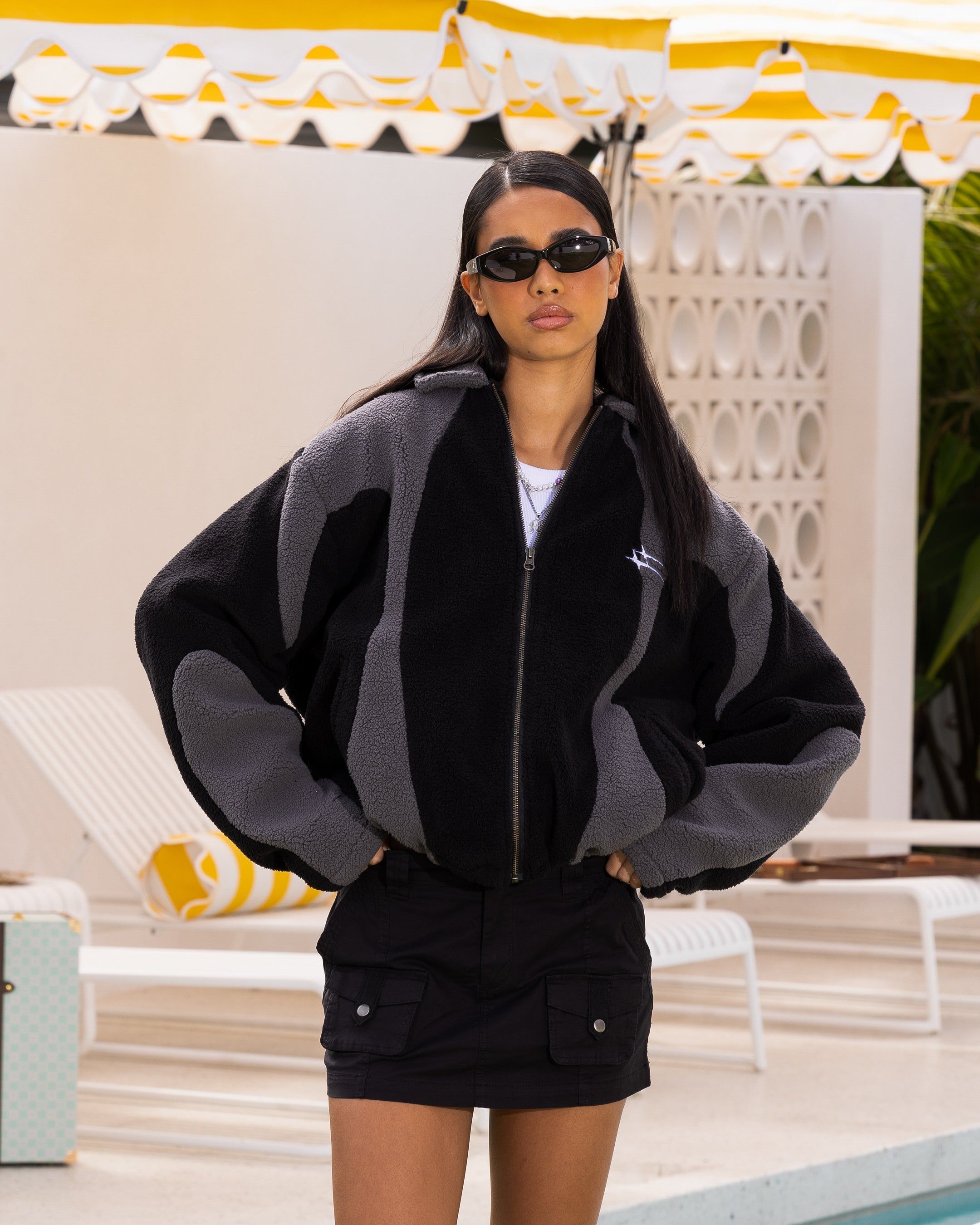 Loiter Spire Fleece Jacket Black sold by Culture Kings