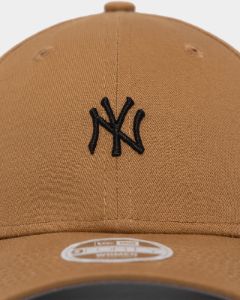 New Era Women's New York Yankees 9FORTY Cloth Strap Mini Strapback Med Beige sold by Culture Kings
