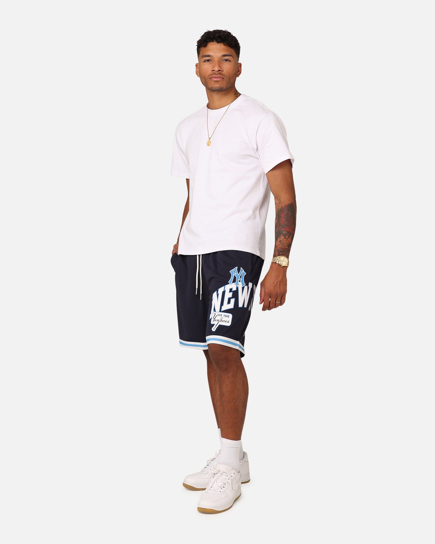 Majestic Athletic New York Yankees Wordmark Mesh Shorts Seaborn sold by Culture Kings product image thumbnail 2
