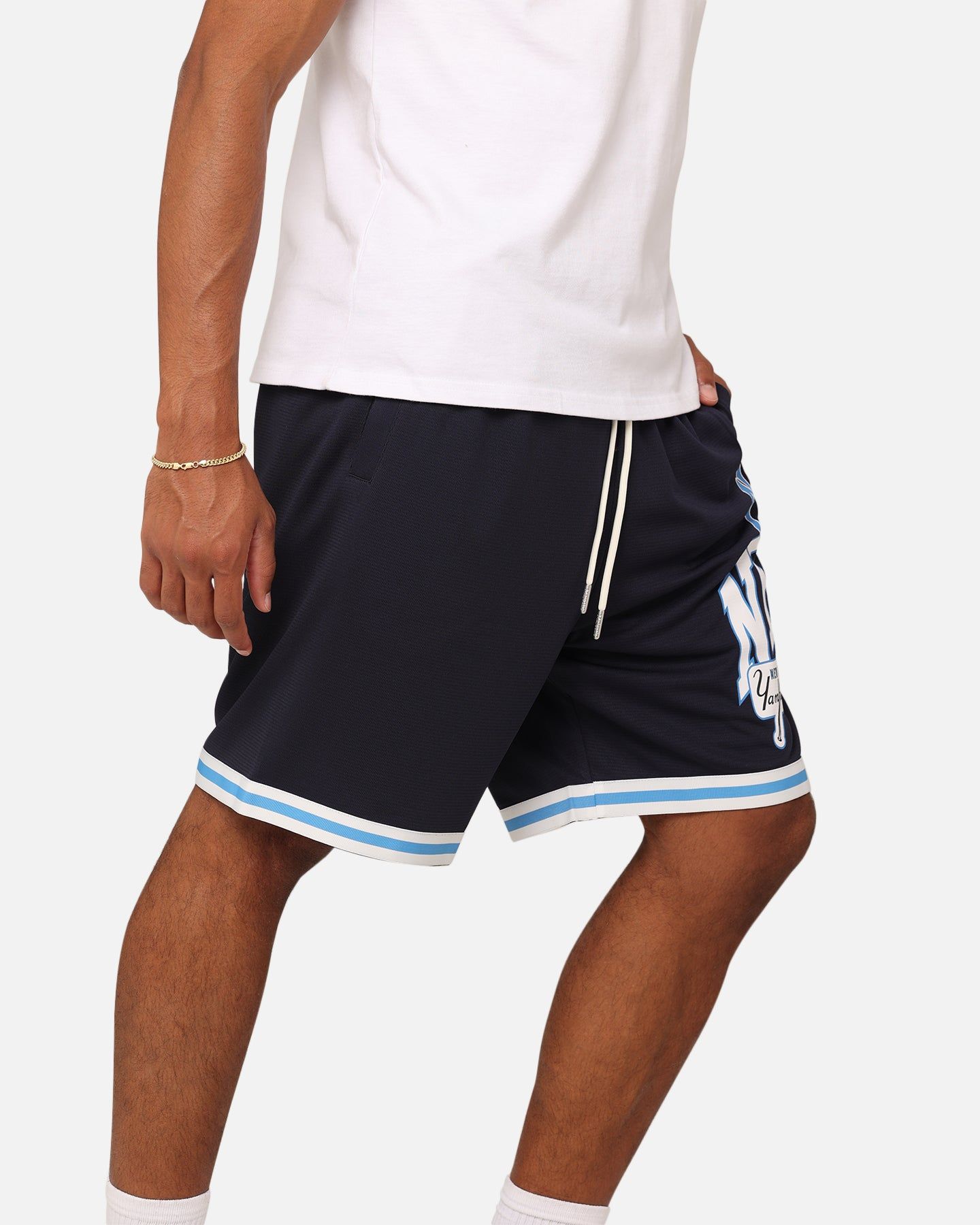 Majestic Athletic New York Yankees Wordmark Mesh Shorts Seaborn sold by Culture Kings product image thumbnail 3