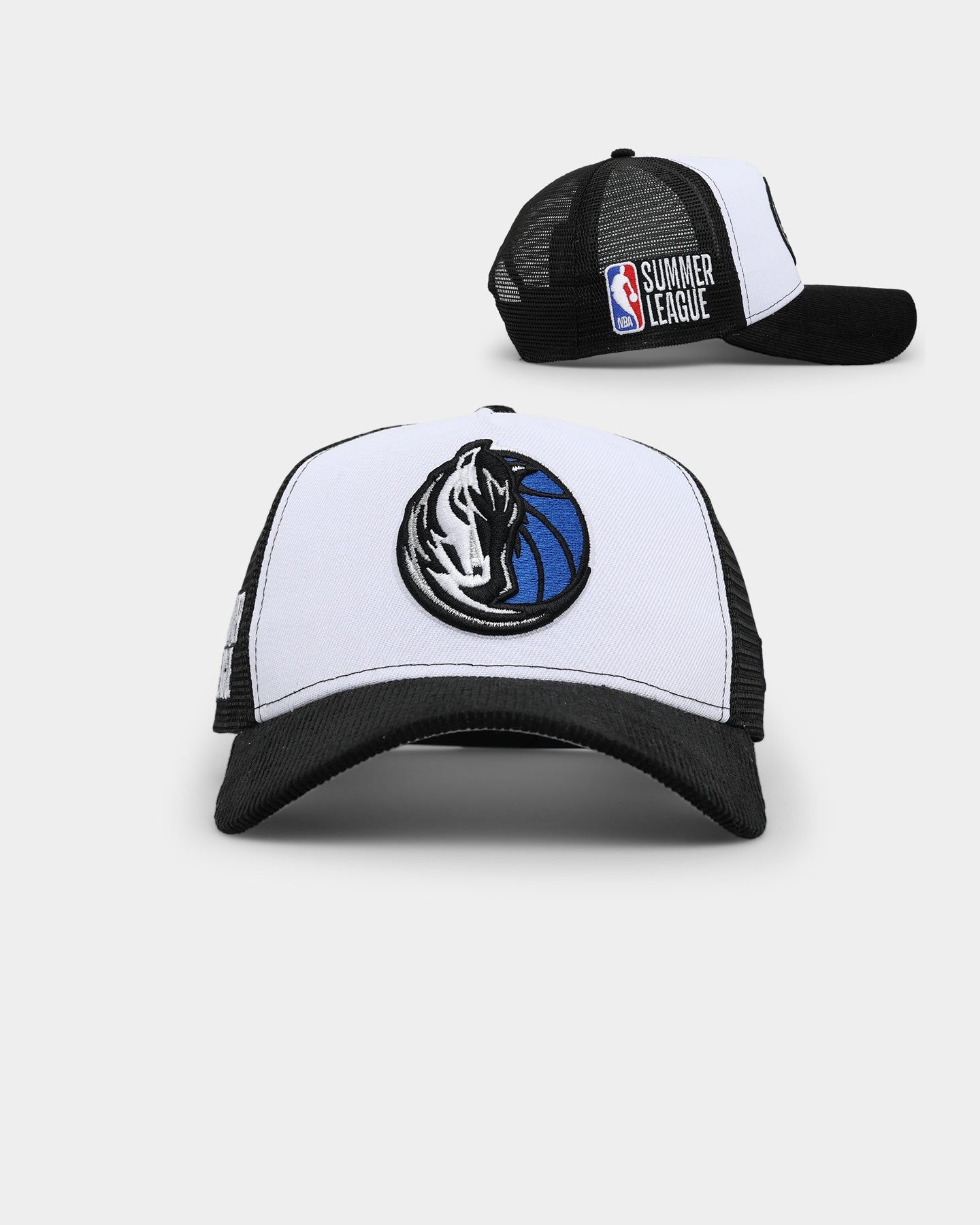 New Era Dallas Mavericks 'NBA Summer League' 9FORTY A-Frame Snapback Black/White sold by Culture Kings