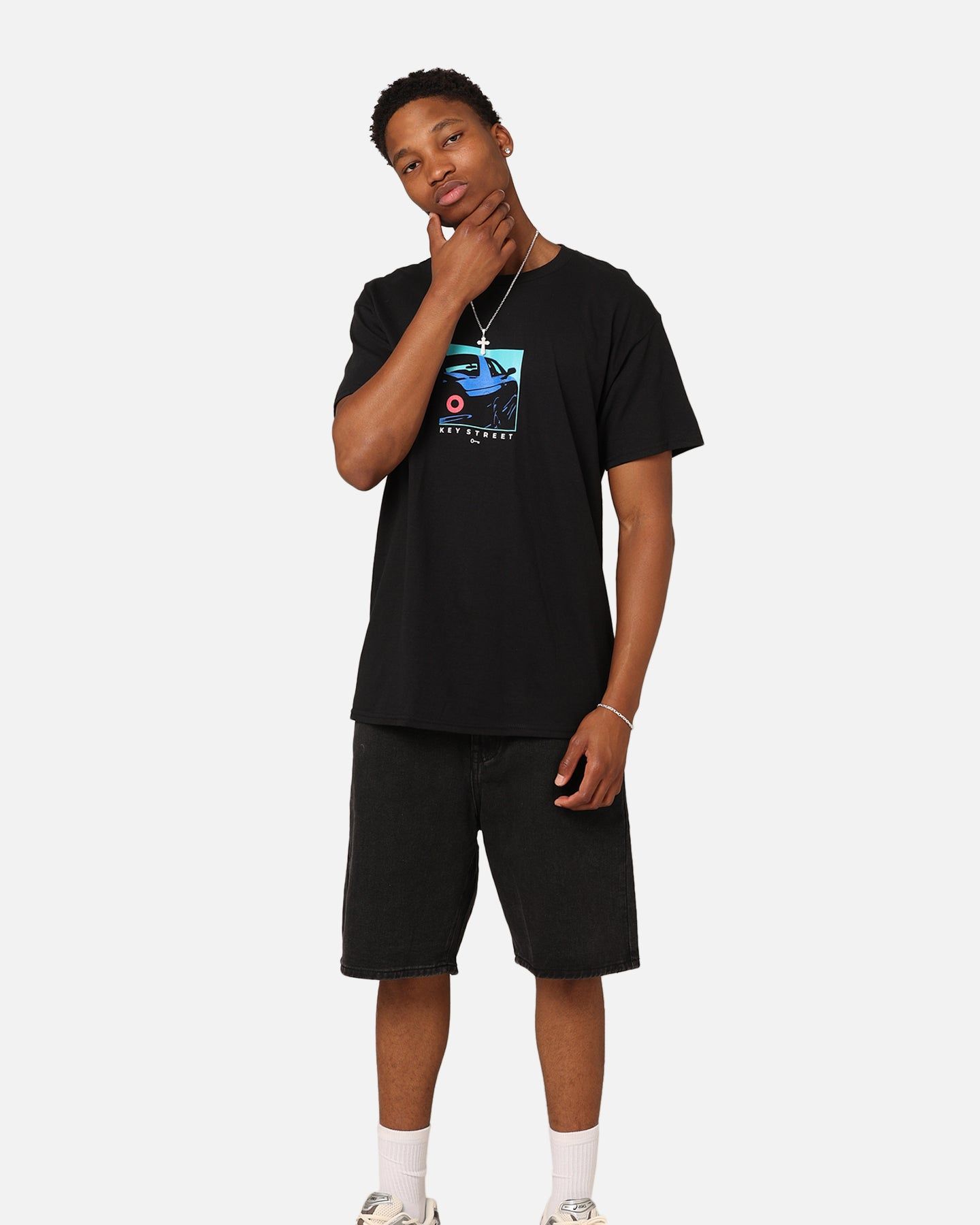 Key Street Angles T-Shirt Black sold by Culture Kings product image thumbnail 2