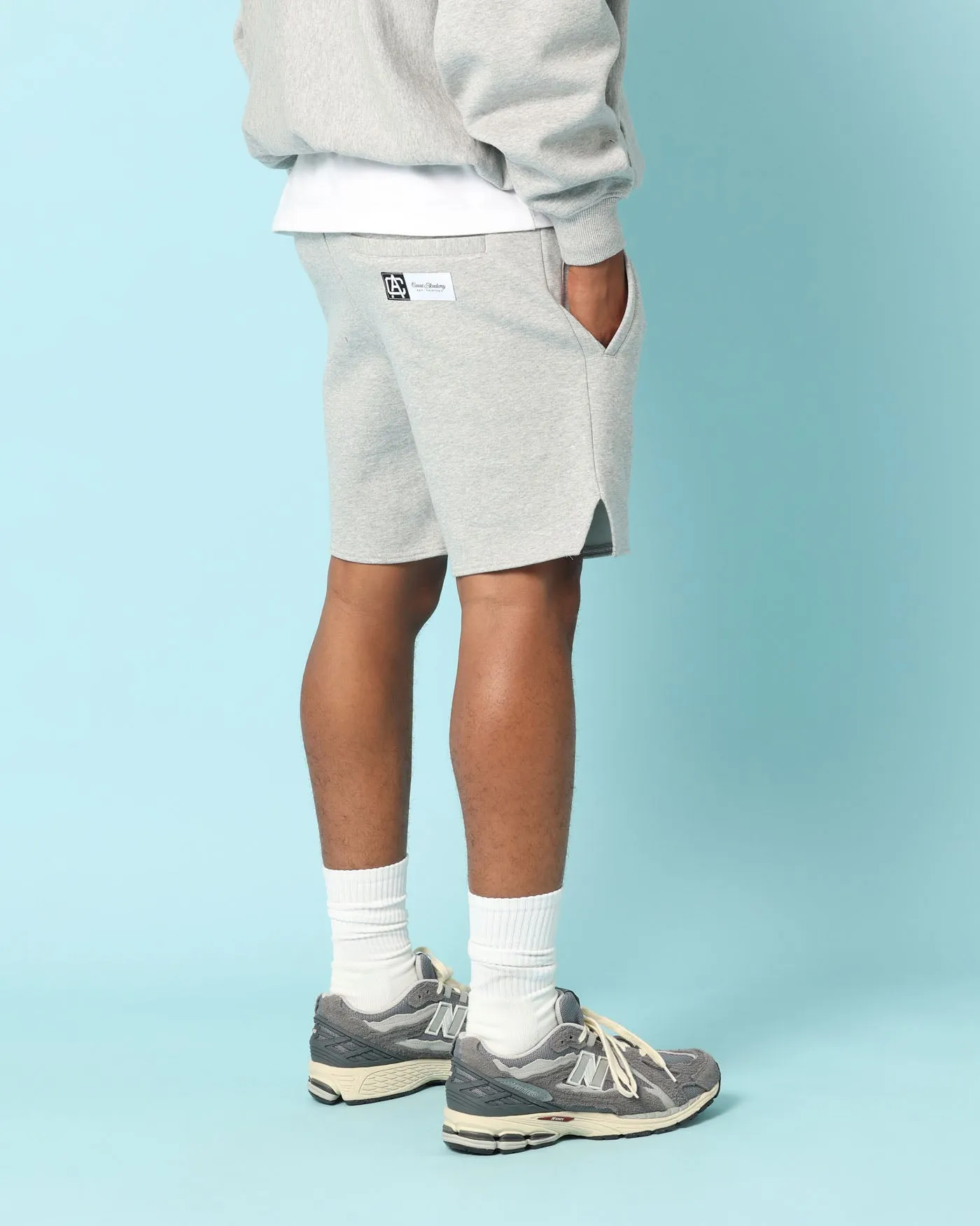 Carré Academy Sweat Shorts Grey Marle sold by Culture Kings product image thumbnail 5