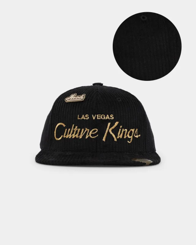 Hood X Culture Kings Las Vegas Collab Original Corduroy Snapback Black sold by Culture Kings