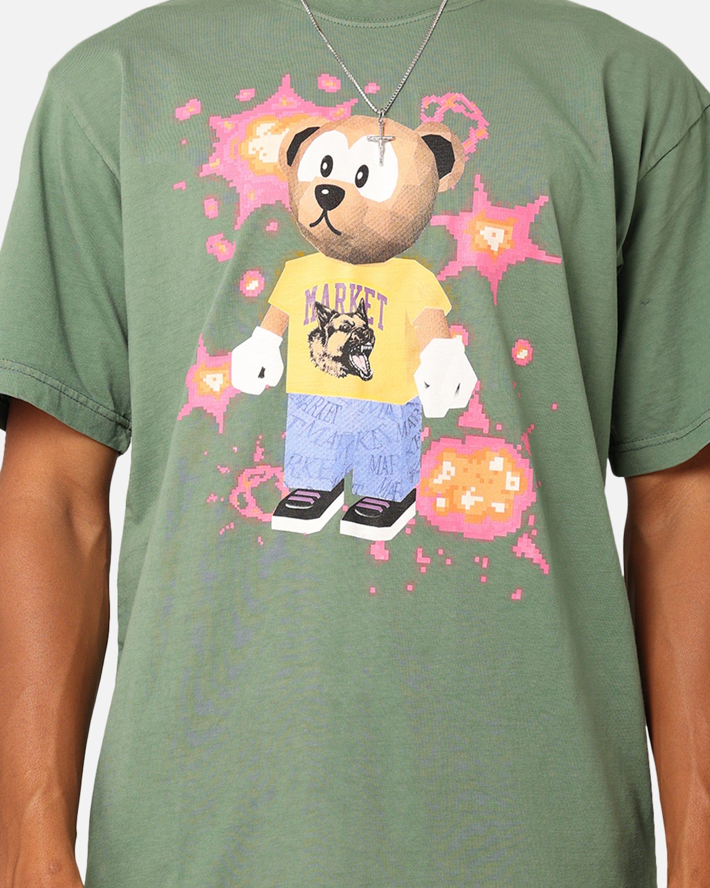 Market 32-Bit Bear T-Shirt Fern sold by Culture Kings product image thumbnail 3