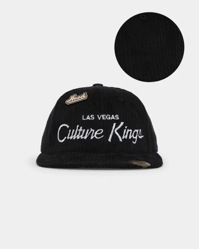 Hood X Culture Kings Las Vegas Collab Original Corduroy Snapback Black sold by Culture Kings