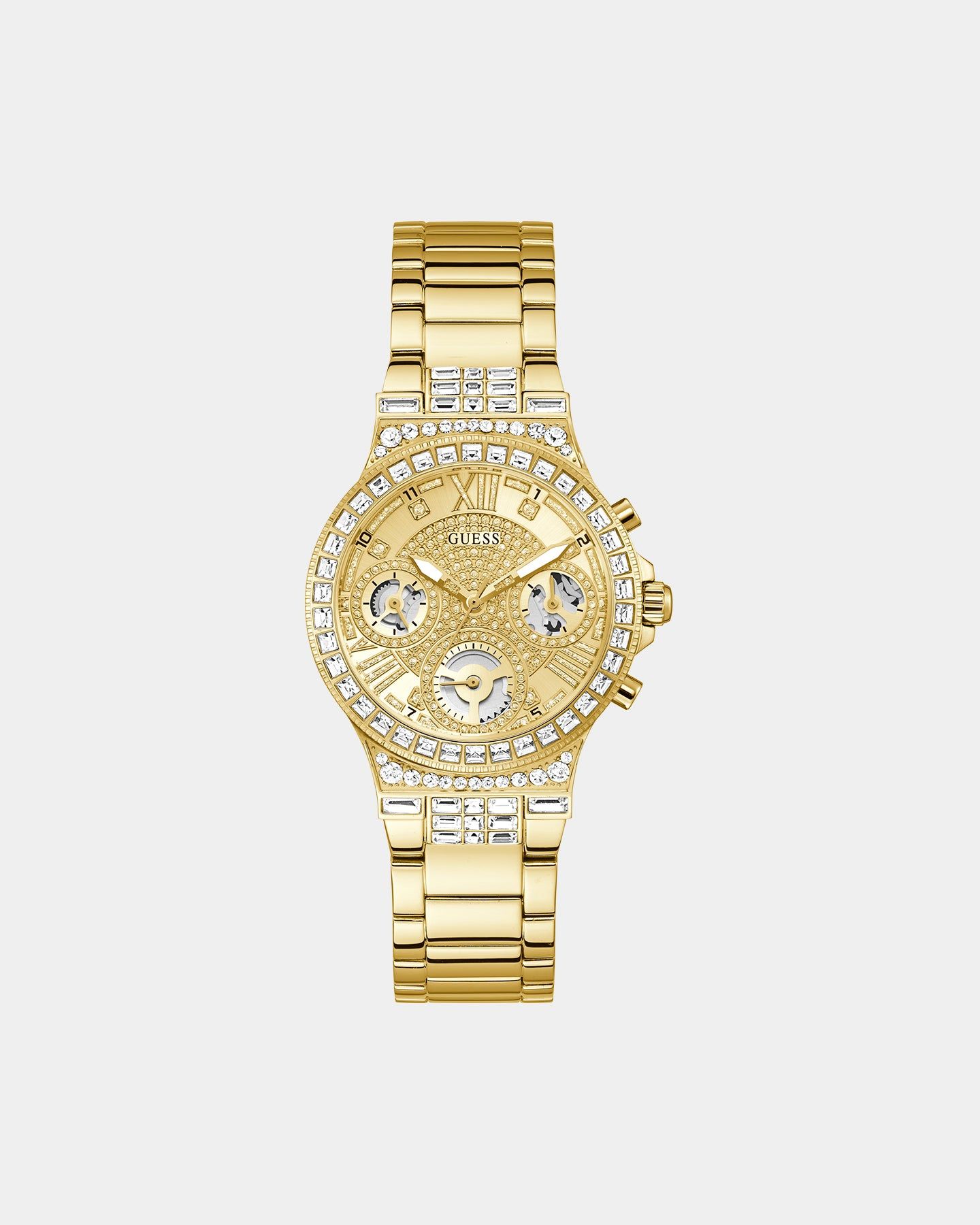 Guess Women's Moonlight Watch Gold sold by Culture Kings