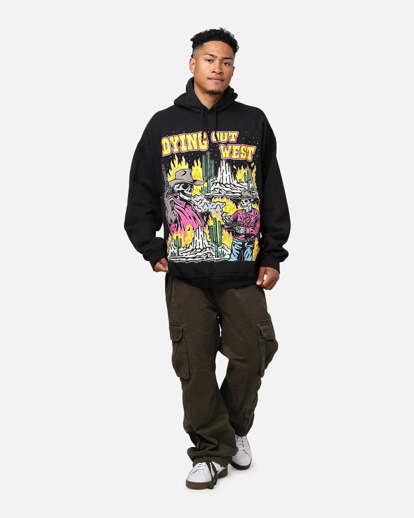 Goat Crew Dying Out West Hoodie Black Wash sold by Culture Kings product image thumbnail 3