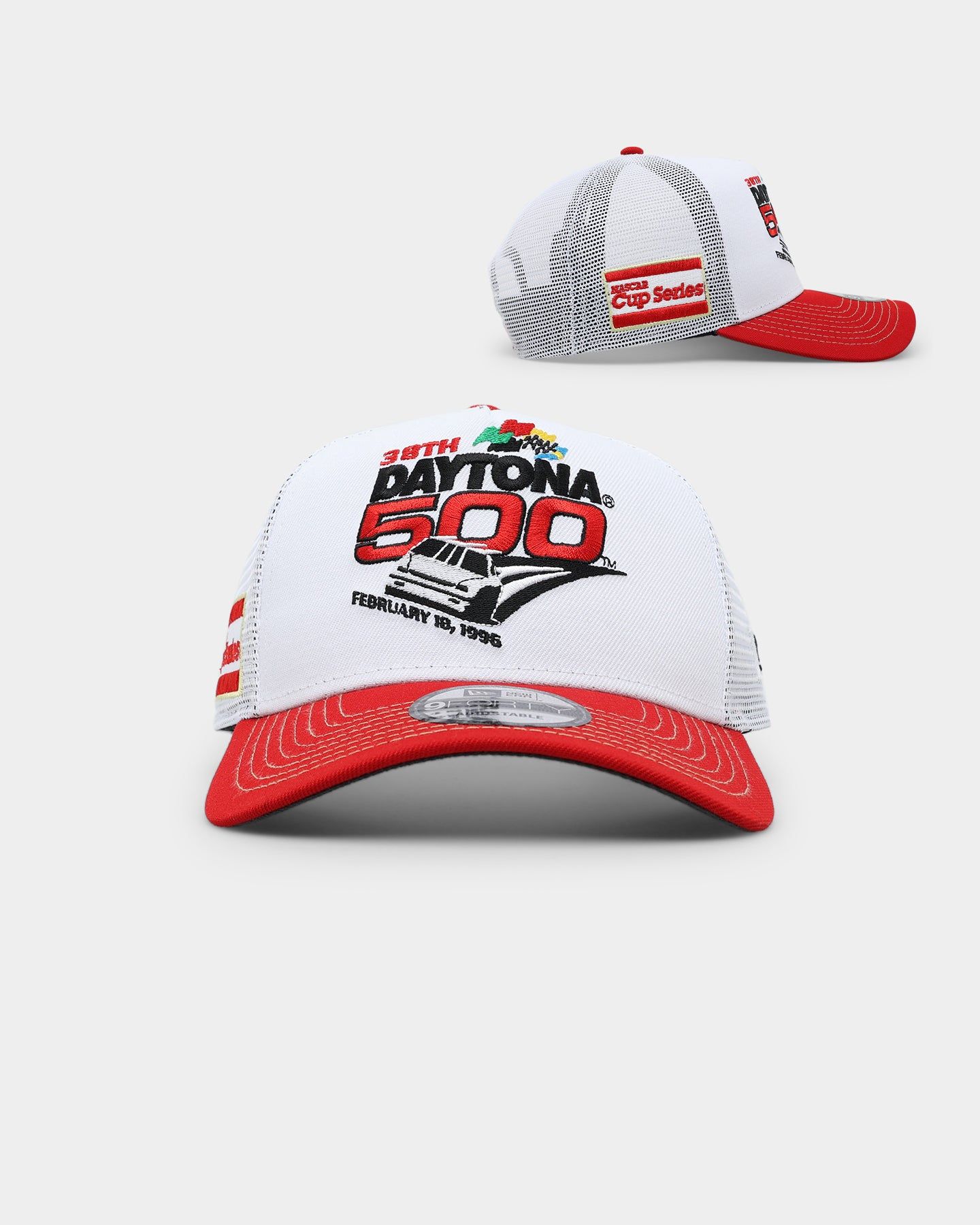 New Era Truck 1996 'Daytona 500' 9FORTY A-Frame Snapback White/Red sold by Culture Kings