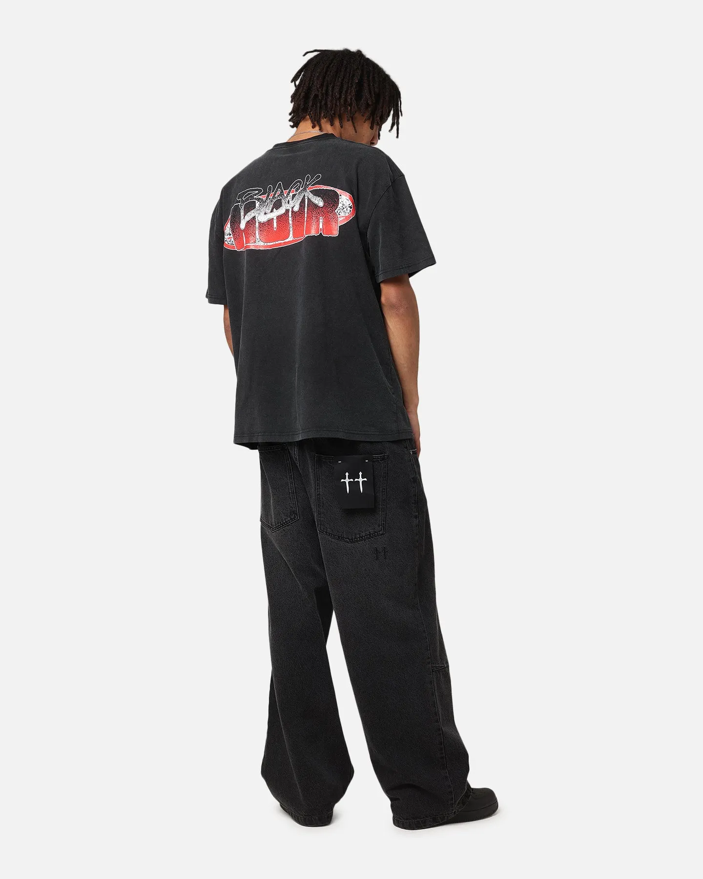 Goat Crew X The Boys Black Noir Vintage T-Shirt Black Acidwash sold by Culture Kings product image thumbnail 4