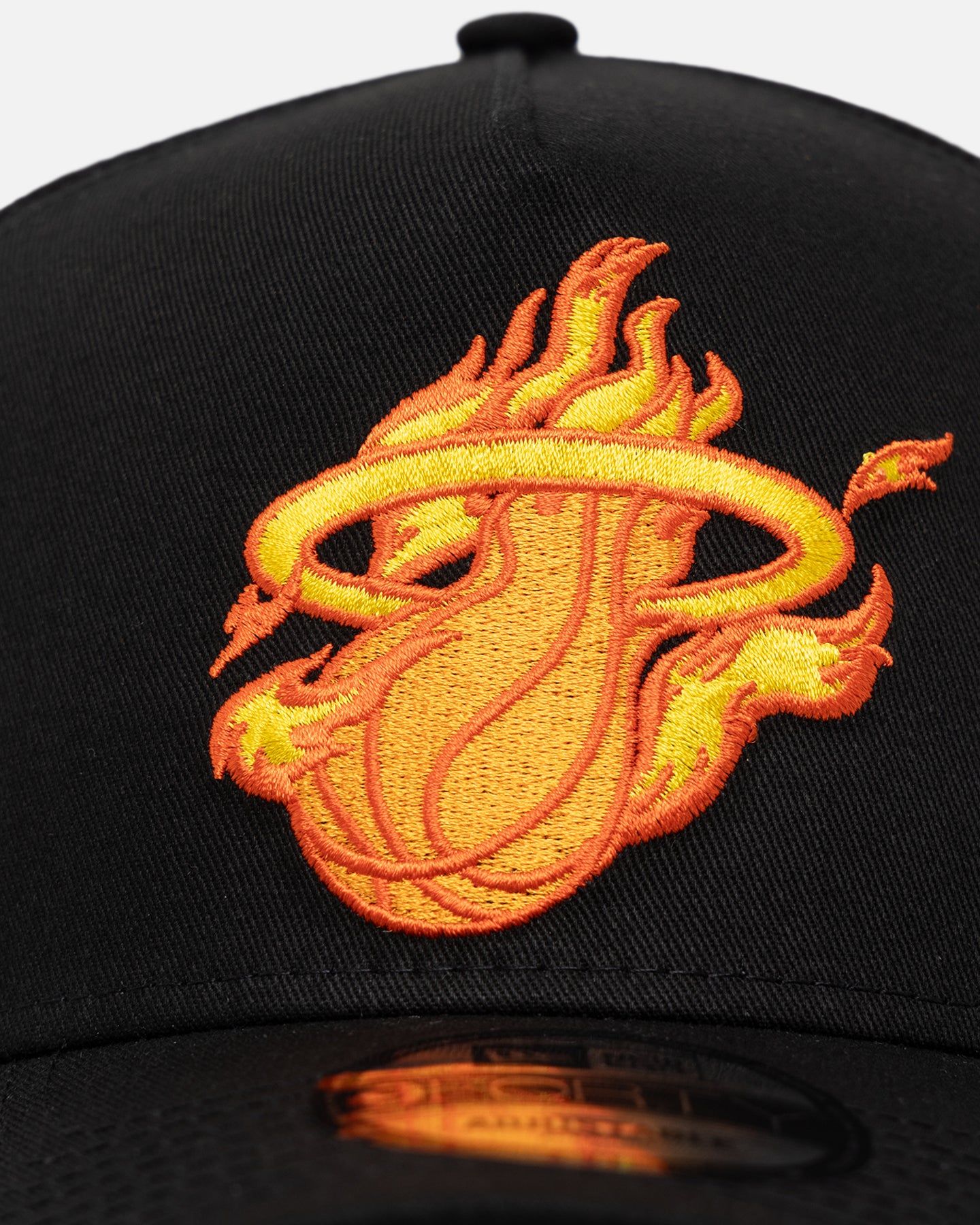 New Era Miami Heat 'Black Flame' 9FORTY A-Frame Snapback Black/Flame sold by Culture Kings product image thumbnail 5