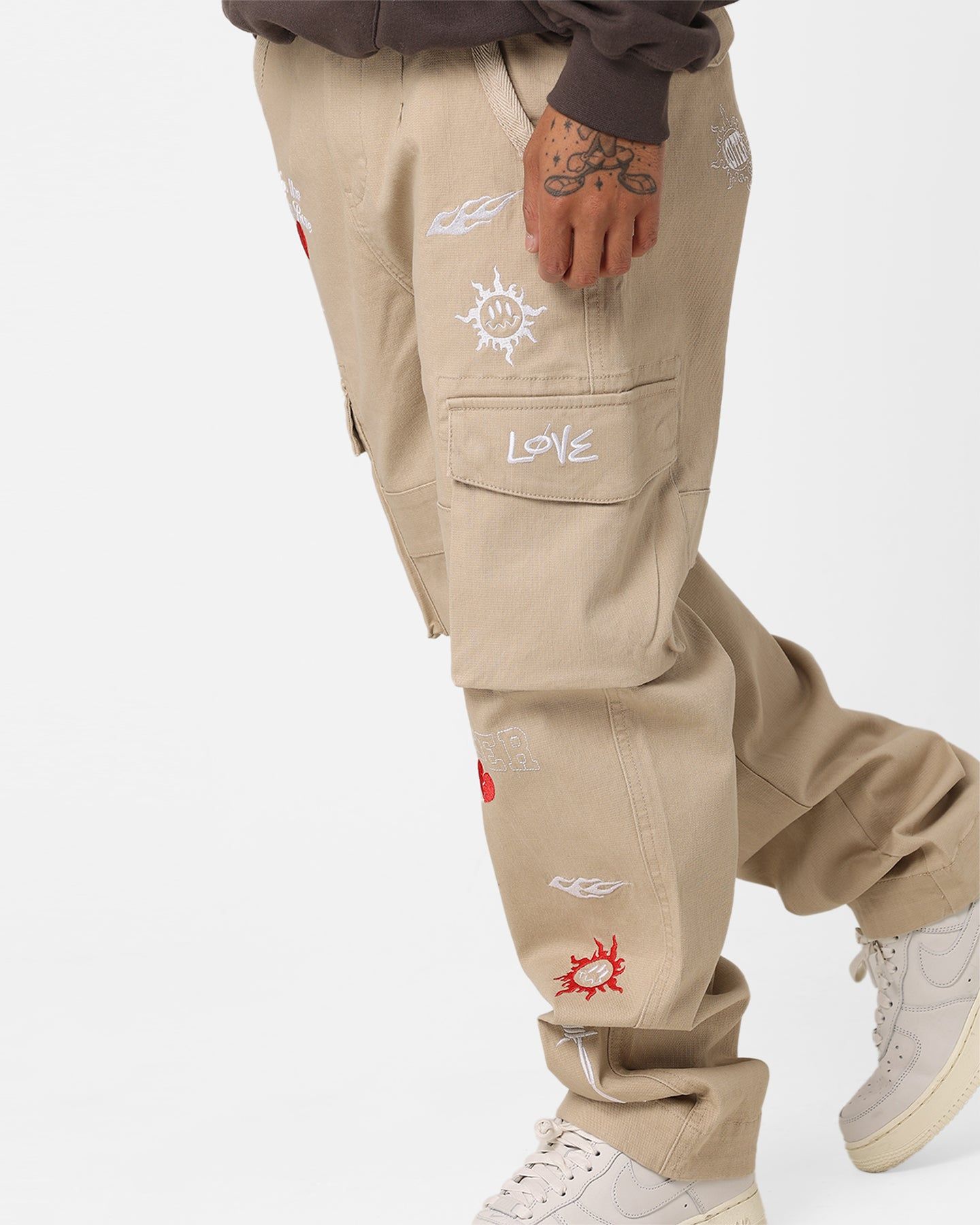 Loiter Sketch Cargo Pants Off White sold by Culture Kings product image thumbnail 4
