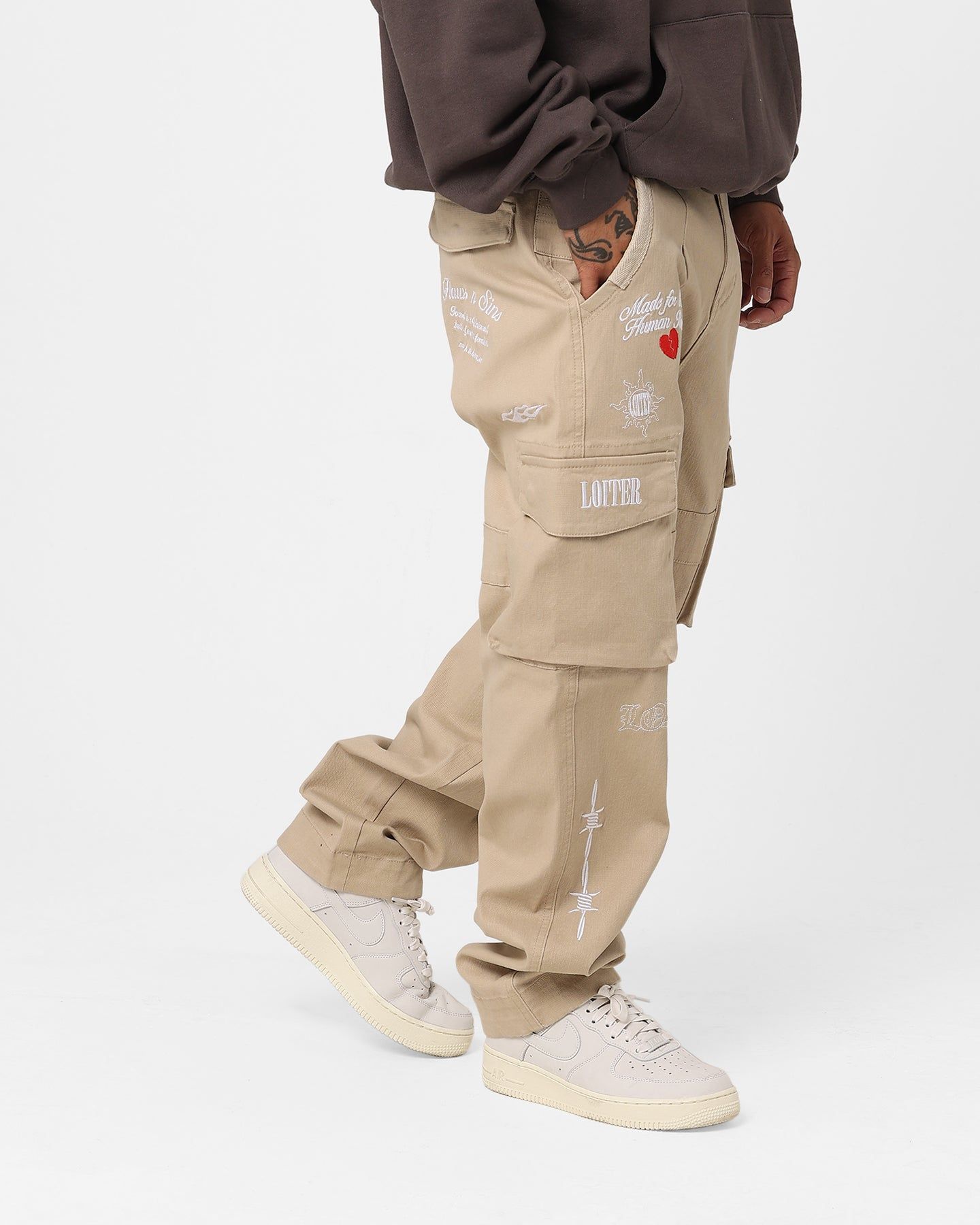 Loiter Sketch Cargo Pants Off White sold by Culture Kings product image thumbnail 5