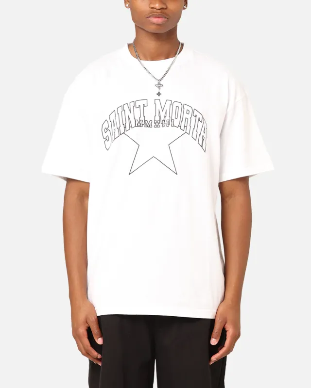 Saint Morta College Star Drop T-Shirt White sold by Culture Kings