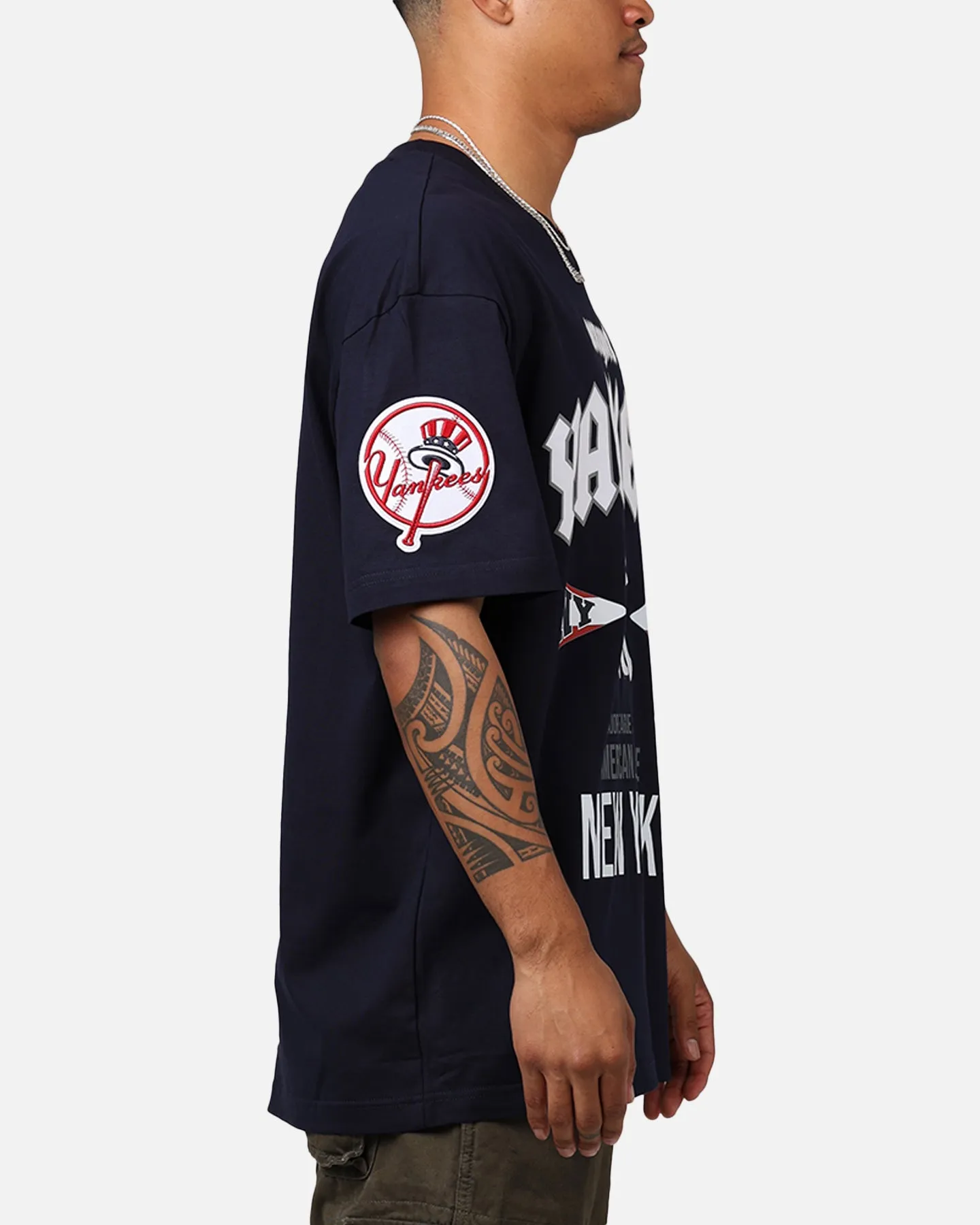 Pro Standard New York Yankees City Tour CJ Drop T-Shirt Midnight Navy sold by Culture Kings product image thumbnail 4