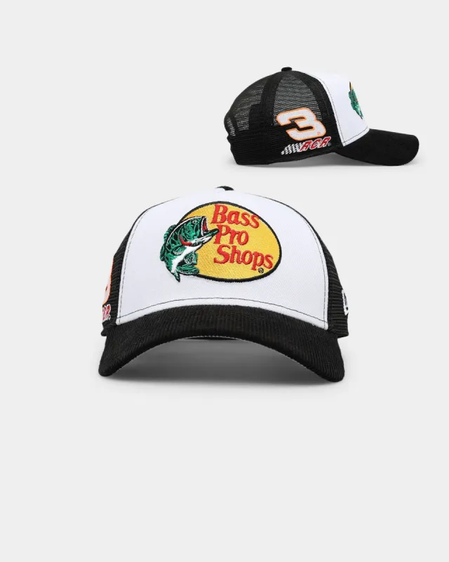 New Era X Nascar 9FORTY A-Frame Trucker Snapback Black/White sold by Culture Kings