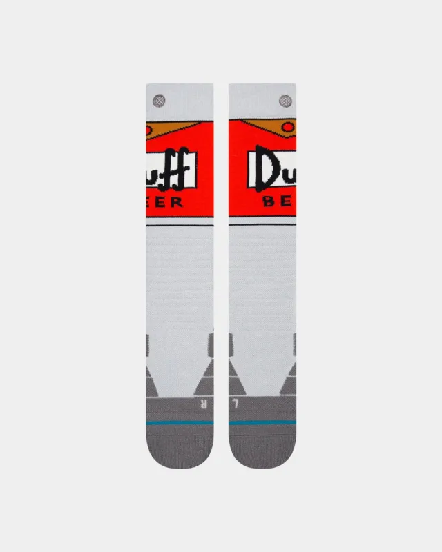Stance X The Simpsons Duff Beer Snow Socks Grey sold by Culture Kings