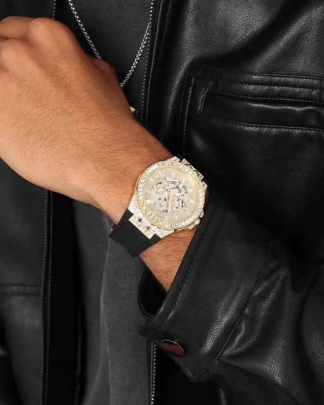 Guess Mainline Dynasty Watch Black/Gold sold by Culture Kings