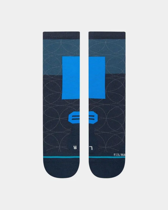 Stance Bobbin Socks Navy sold by Culture Kings