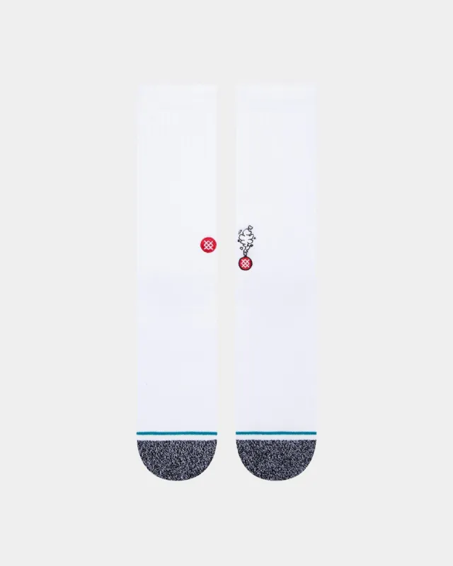 Stance Kader Sylla Socks White sold by Culture Kings